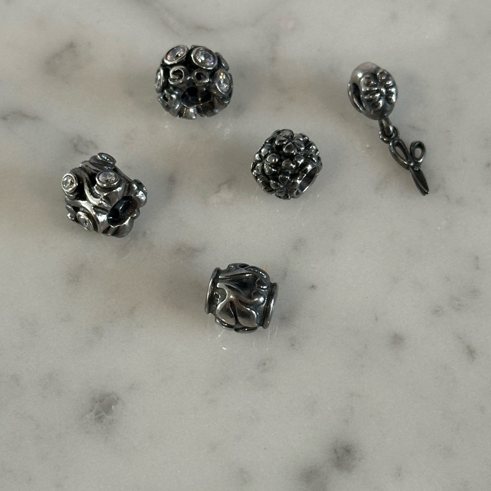 Pandora Silver Charm Set